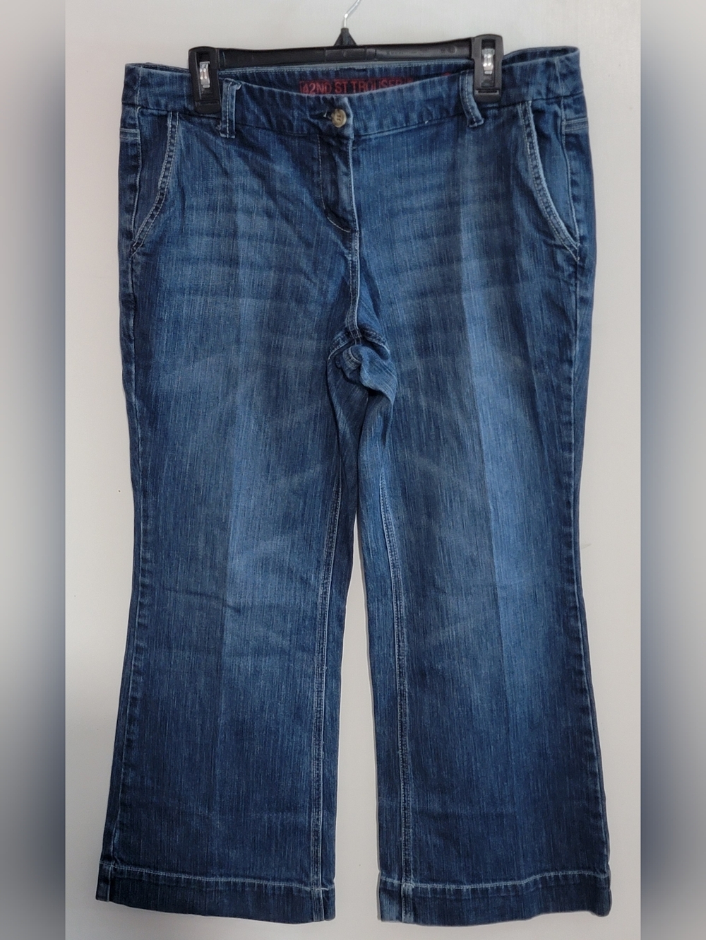 Women’s Blue Denim Wide Leg Jeans 14P
